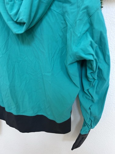 LUCY ACTIVEWEAR grüner Hoodie mit Reißverschluss und gerafften Ärmeln Sweatshirt Gr. M - Bild 16 von 16