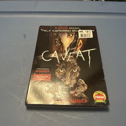 Caveat (DVD, 2020) W/Slipcover A Shudder Original - Imagen 1 de 3