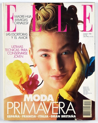 ELLE Spain Magazine No.18 March 1988 ELAINE IRWIN, YASMIN LE BON, ROBERTA CHIRKO - Bild 1 von 24