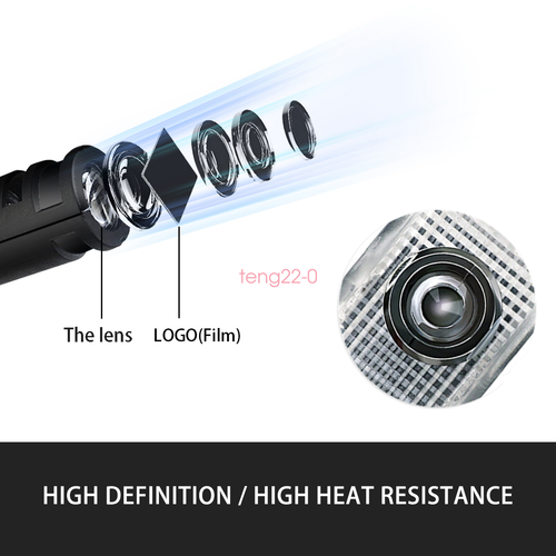 For Mercedes Benz E W210 Door Light Shadow Projector 2PCS LED Puddle Lamp - Foto 4 di 12