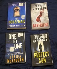 Freida McFadden 4 Book Lot Perfect Son Boyfriend One by One Housemaid