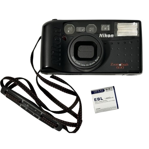 Cámara fotográfica Nikon Zoom Touch 800 apuntar y disparar 35 mm de colección (1998) probada y funciona - Imagen 1 de 10