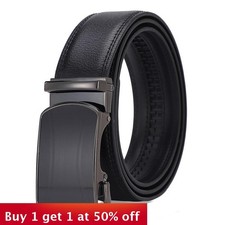 Dual-Tone Leather Belt Versatile Elegance Business Casual Jeans Suits fashion