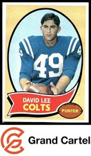 1970 Topps #222 David Lee RC - Baltimore Colts GRAND CARTEL