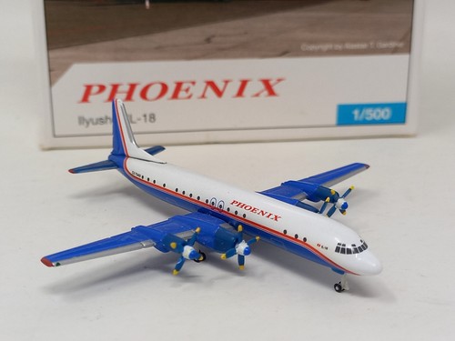 HERPA Miniaturmodelle 1:500 / PHOENIX Aviation Ilyushin IL-18 / Cod. 514910 - Picture 14 of 14