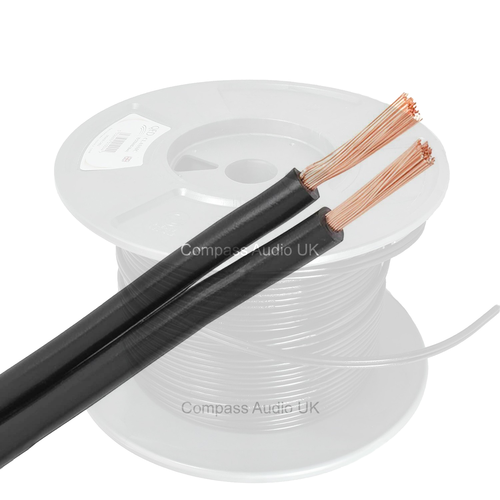 30m QED 79 Strand Speaker Cable OFC Oxygen Free Copper BLACK Unterminated - Picture 1 of 9