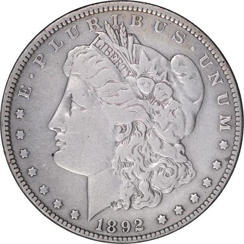1892 $1 Morgan Silver Dollar ~ VF Details