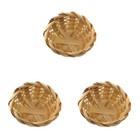 3 Count Miniatur Zubehör Puppenhaus Miniaturen -Hausspielzeug -Korb