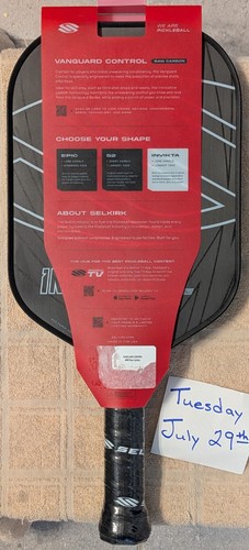 SELKIRK Vanguard Control Invikta - Midweight Pickleball Paddle - NEW in Package - Picture 12 of 22