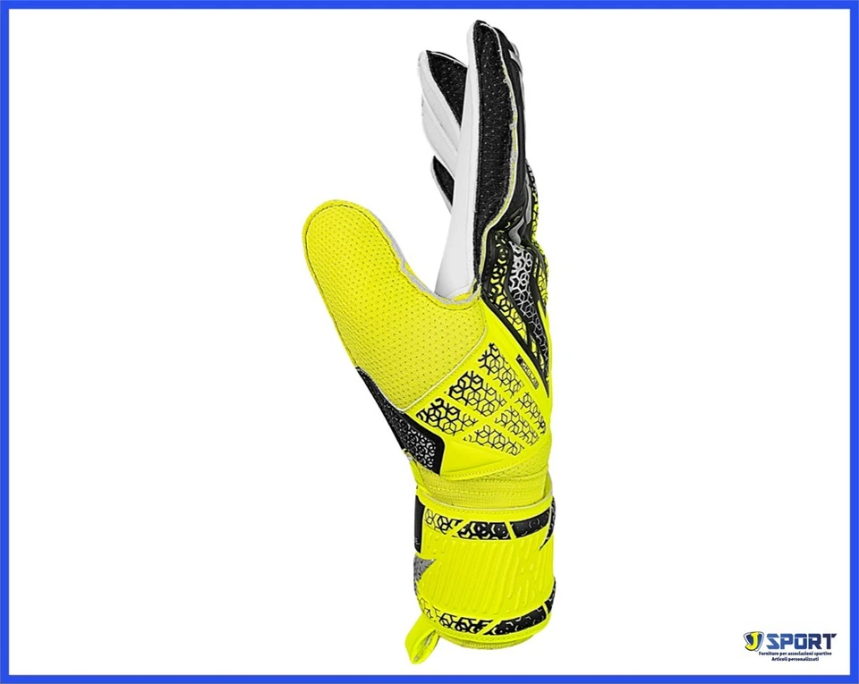 Guanti da Portiere Reusch Attrakt Solid Calcio Goalkeeper Uomo Adulto 9,5 - Immagine 4 di 4