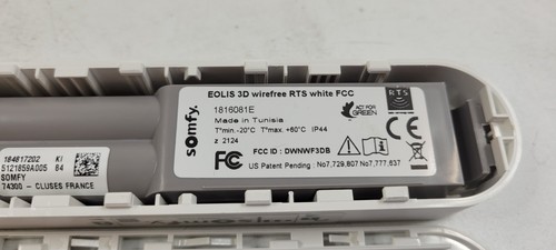 Somfy Eolis 3D Wirefree RTS BLACK 1816082E NEW - Picture 4 of 8