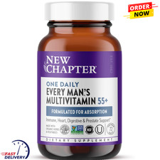 New Chapter Every Man's One Daily 55+ Multivitamin Tablets - 72 Count
