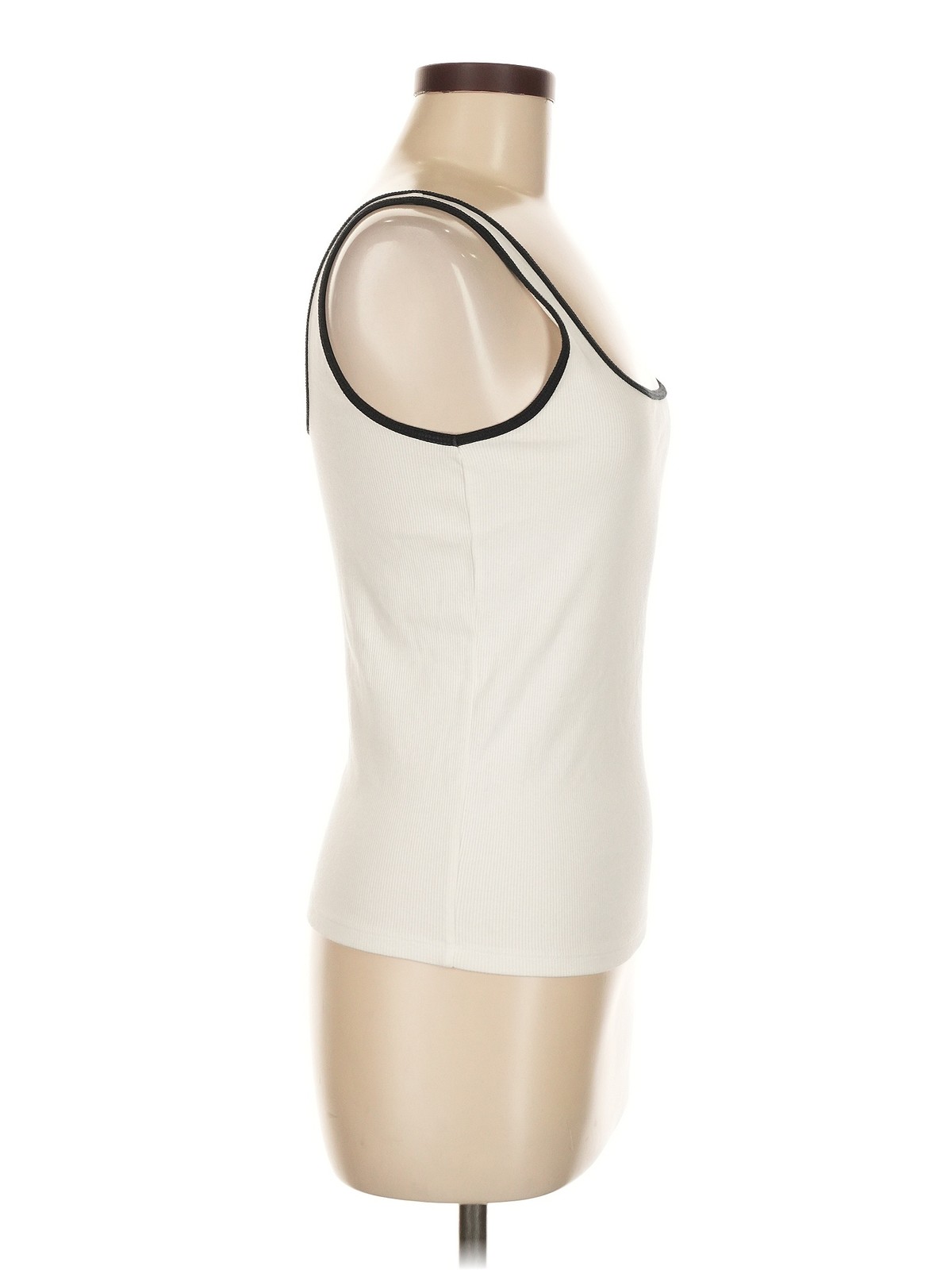 Essentials Women Ivory Tank Top M thumbnail 3