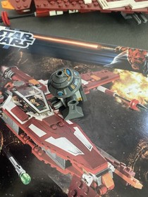 LEGO 9497 Star Wars Republic Striker-Class Starfighter 100% Complete Satele Shan