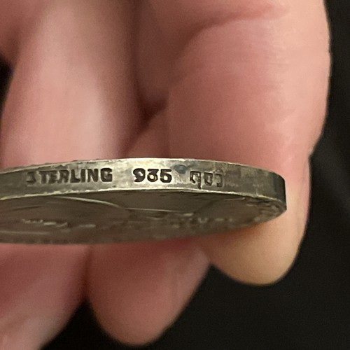 Israel 1961 Bar Mitzvah State Medal 35mm 30g Silver 935 - Picture 3 of 4