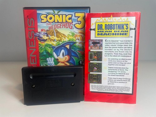 Sonic The Hedgehog 3 Sega Genesis Complete Very Good Authentic Tested - Picture 4 of 9