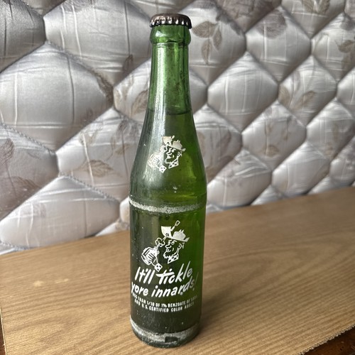 1960s Vintage Mountain Dew Glass Bottle Unopened Full - Picture 2 of 4