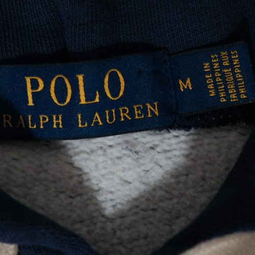 Polo Ralph Lauren Mens Medium US-RL Rescue Patrol Patchwork Cotton-Blend Hoodie - Picture 4 of 14