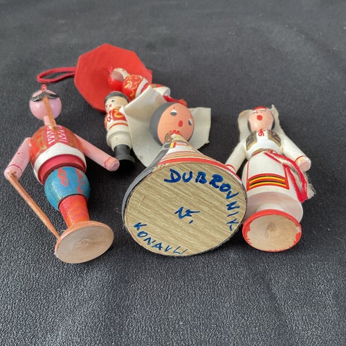 Vintage Holzpuppen, Salvo/Estland, UdSSR, Dubrovnik handgefertigt/bemalt - Bild 8 von 8