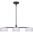 Canarm Lighting LPL288A03BK Carmynn LED 8.13 inch Black Pendant Ceiling Light