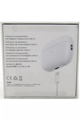 Apple AirPods Pro 2nd Generation with MagSafe Case USB-C White - Picture 3 of 4