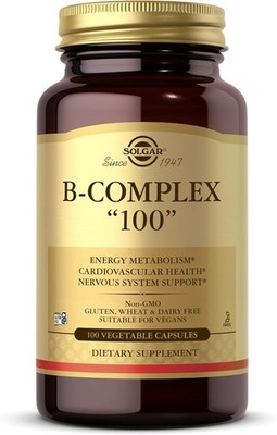 Solgar B-Complex 100 100 Veg Caps Energy Nerve Support
