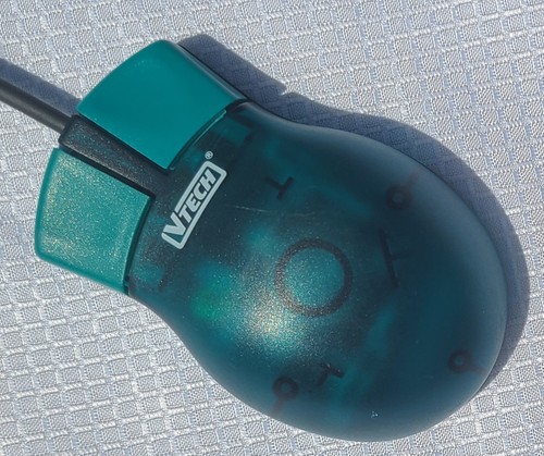 Vintage Vtech EP E-Power Teal Translucent Laptop With Mouse - Picture 3 of 9