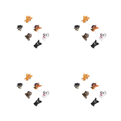 4 Sets 6 Pcs 3.5mm Universal Phone Dust Plugs Dog Pendants (Random Color) - Picture 5 of 12