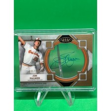 2024 Topps Tier One Clear One Auto /10 Jim Palmer Baltimore Orioles