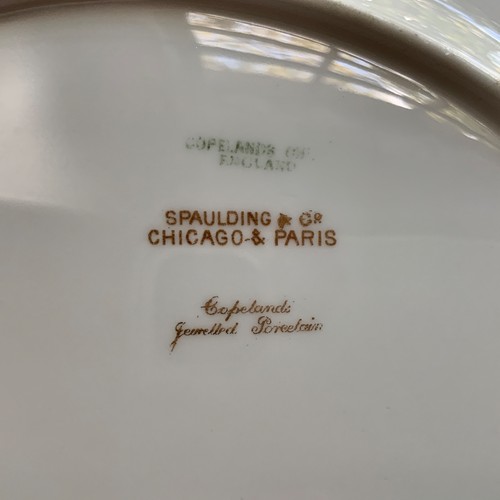 COPELAND JUWELEN PORZELLAN SCHRANKTELLER (2) UM 1891-1900 #R2271 - Bild 16 von 19