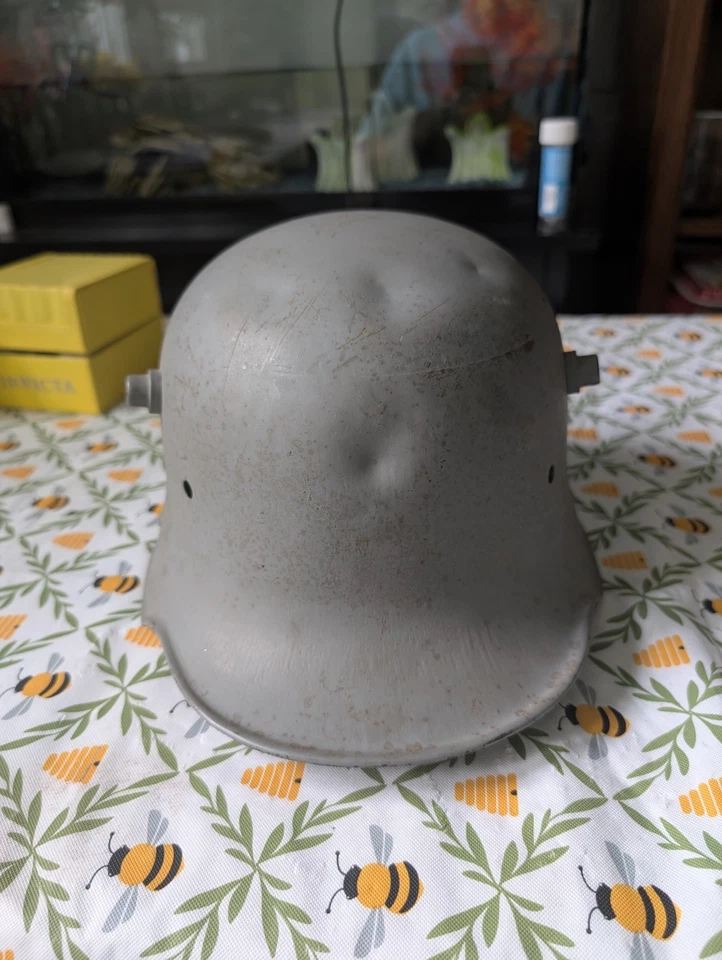 German M16 WWI Helmet Shell Stahlhelm Original Fully Painted Fieldgray - Image 3 of 4