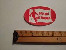 * ROD ROY SCUOLA SCI SCIATORE SCI DISCESA FONDO TOPPA STEMMA ECUSSON *