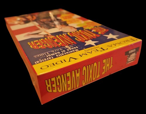 Toxic Avenger (VHS 1995) Troma Team [R] Horror Comedy B-Movie Lloyd Kaufman RARE - Bild 11 von 14