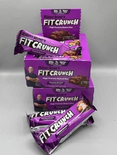 30 CHOCOLATE BROWNIE BAR Robert Irvine's FIT CRUNCH - 30g Protein FEB 2026 BB