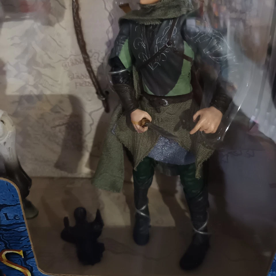 LOTR Lord Of The Rings ROTK ToyBiz 2003 MIB Legolas and Horse and Rider Set - image 4 of 4