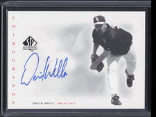 2001 SP Authentic David Wells Chirography Auto Chicago White Sox