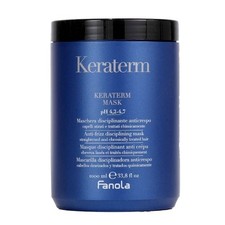 Fanola Keraterm Hair Mask 1000ml Anti-Frizz Smoothing Treatment pH 4.2-4.7 12.99 per litre