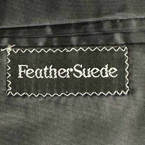 Lanvin Harris & Frank Vintage Feather Suede Blue 2 Button Sport Coat Blazer 46 R - Picture 8 of 10