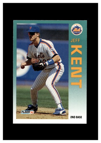 1992 Fleer Update #104 Jeff Kent RC New York Mets