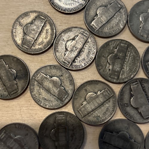 10 Stück 35% Silber Kriegszeit Jefferson Nickel - Bild 17 von 19