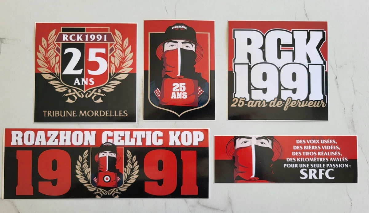 Lot Stickers Ultras Autocollant Auxerre Ua90