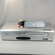 Emerson EWD2203 4 Head Hi-Fi VHS DVD Combo VCR Working with Remote