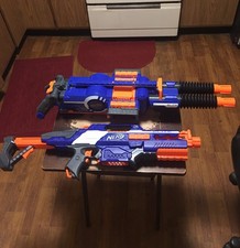 NERF N-STRIKE ELITE RHINO  NERF N-STRIKE ELITE CS-18 RAPIDSTRIKE UNTESTED AS-IS