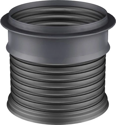 GARANTIA Teleskop-Domschacht 220 - 700 mm schwarz