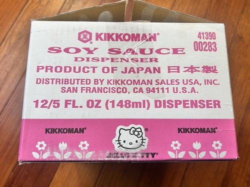 Hello Kitty Limited Edition Collab Kikkoman Soy Sauce Sanrio EMPTY BOX ONLY - Picture 3 of 13