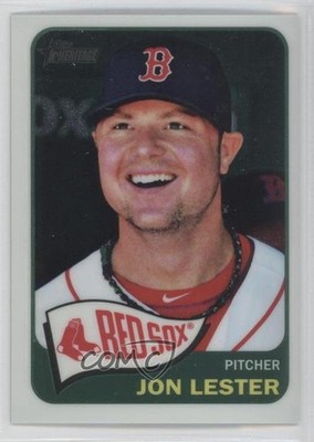 2014 Topps Heritage Chrome 324/999 Jon Lester #THC-431 0a1
