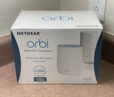 Netgear Orbi RBK20W Whole Home WiFi System Tri-band WiFi NEW IN BOX