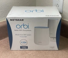 Netgear Orbi RBK20W Whole Home WiFi System Tri-band WiFi NEW IN BOX