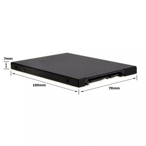 M.2 SSD (B+M) NGFF (SATA) SSD to 2.5" SATA III SSD Adapter Card Enclosure - Afbeelding 5 van 8
