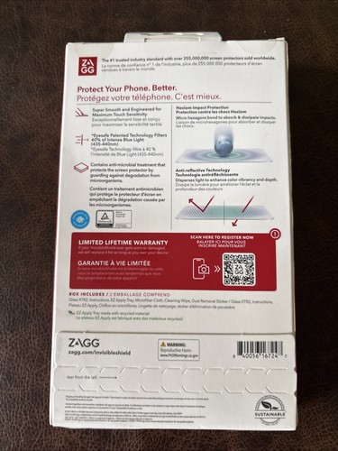 ZAGG InvisibleShield XTR2 Screen Protector For Apple iPhone 14 / 13 / 13 Pro New - Picture 2 of 4